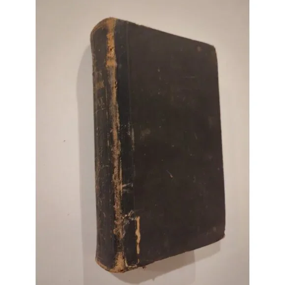 Class Book of Botany 2 Parts 1851 Alphonso Wood HC Antique Rough Condition